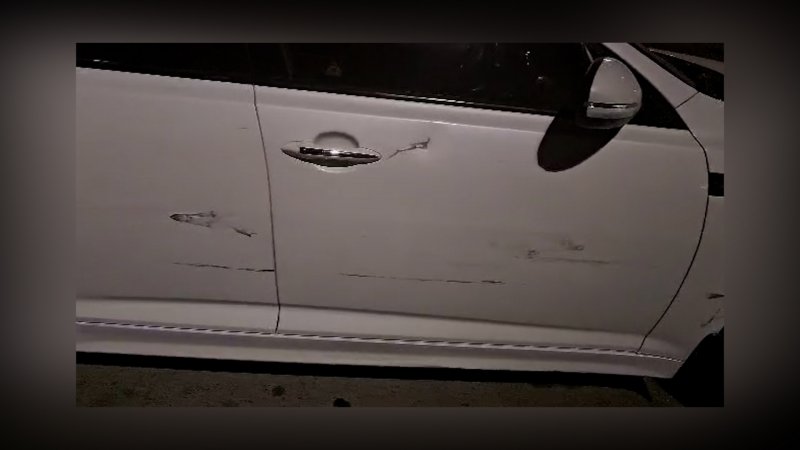 حمله به خودروی داور شمس آذر - پرسپولیس!