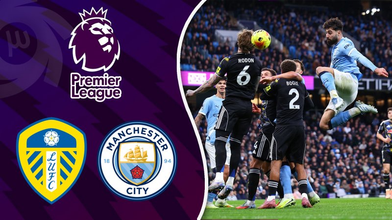 خلاصه بازی منچسترسیتی 3 - لیدز 2