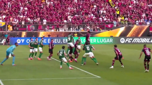 گل اول فلامینگو به پالمیراس توسط دنیلو