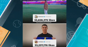 تعداد لایک‌های مسی در اینستاگرام از رونالدو سبقت گرفت