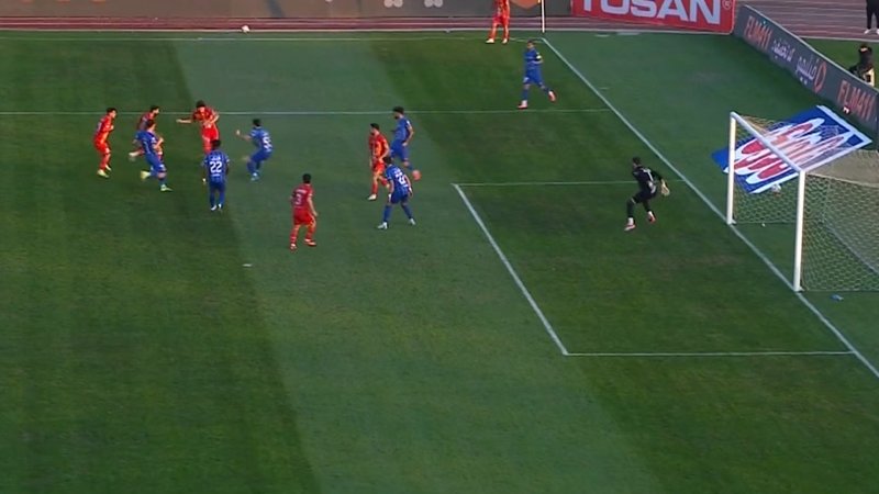  موقعیت گلزنی برای بلانکو مقابل استقلال