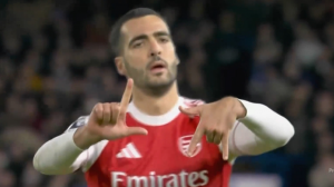 گل اول آرسنال به چلسی توسط مرینو