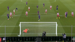 پنالتی از دست رفته لواندوفسکی مقابل اتلتیکومادرید