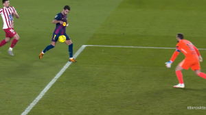 گل سوم بارسلونا به اتلتیکومادرید (فران تورس)