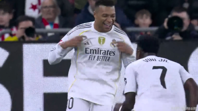 دبل امباپه؛ گل سوم رئال مادرید به بیلبائو 