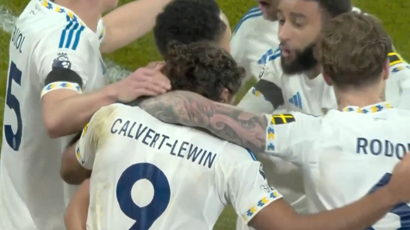 گل سوم لیدز به چلسی (کالورت لوین)