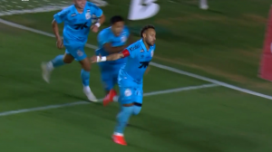 گلزنی نیمار مقابل ژوونتود در سری آ برزیل