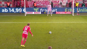 گل اول یونیون برلین به بایرن مونیخ