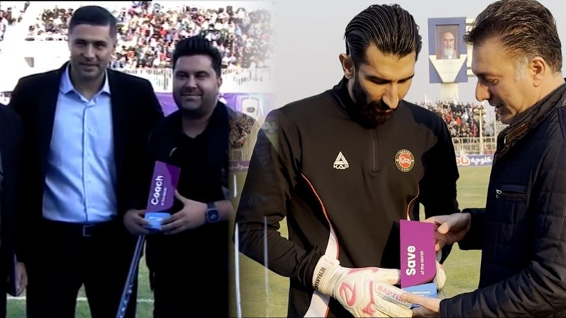 اهدای دو تندیس توپا در آغاز هفته دوازدهم لیگ