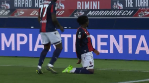 گل اول بولونیا به پارما (رو)