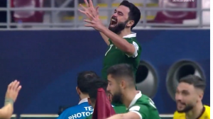 شوت استثنایی خریبین در قعر دروازه قطر