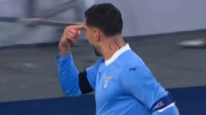 گل اول لاتزیو به میلان توسط زاکانی 