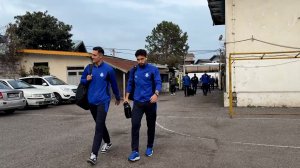 لحظه ورود تیم ملوان به استادیوم