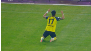 گل دوم سپاهان به فجر توسط عسگری 