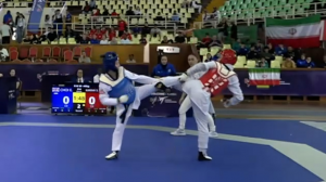 شکست حریف انگلیسی توسط ساینا کریمی