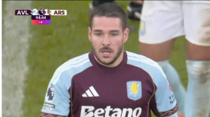 گل دوم استون ویلا به آرسنال توسط بوندیا