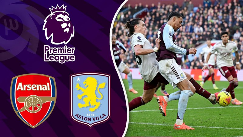 خلاصه بازی استون ویلا 2 - آرسنال 1