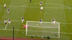 گل اول آرسنال به استون ویلا توسط تروسار