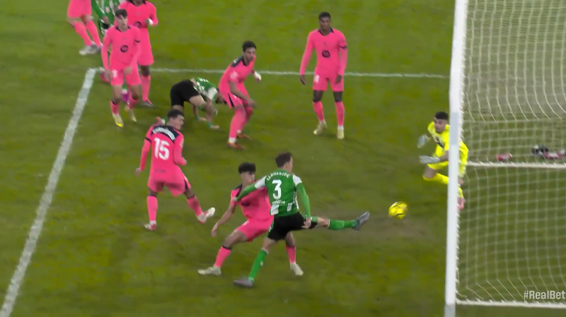 گل دوم رئال بتیس به بارسلونا (یورنته)