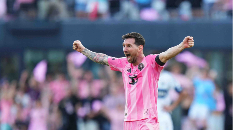 پاس گل استثنایی مسی؛ گل سوم اینتر میامی به ونکوور