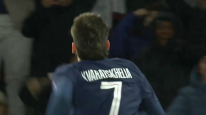 گل اول پاری سن ژرمن به رن (کواراتسخلیا)