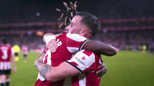 گل اول اتلتیک بیلبائو به اتلتیکومادرید (برنگوئر)