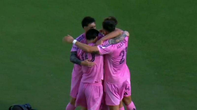 گل اول اینتر میامی به ونکوور 