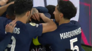 گل چهارم پاری سن ژرمن به رن (امبایه)