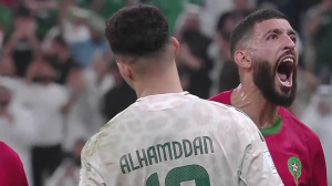 پنالتی چیپ عجیب الحمدان مقابل مراکش