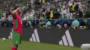 گل اول مراکش به عربستان (برکاوی)