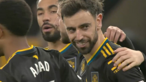 گل چهارم منچستریونایتد به ولورهمپتون (فرناندز)