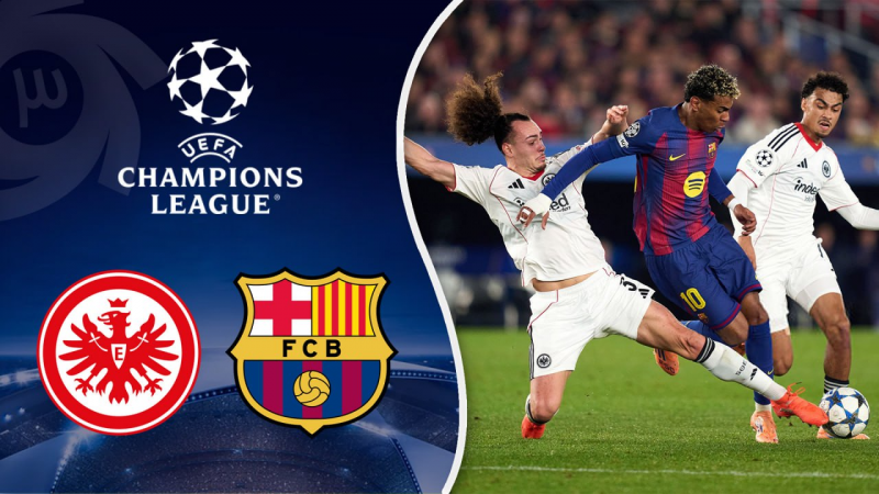 خلاصه بازی بارسلونا 2 - آینتراخت فرانکفورت 1