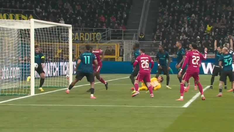 گل مردود لیورپول به اینتر