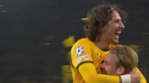 گل اول دورتموند به بوده (برانت)