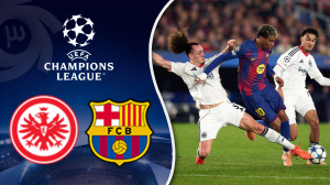 خلاصه بازی بارسلونا 2 - آینتراخت فرانکفورت 1