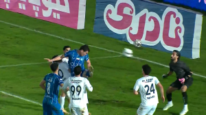 گل اول استقلال به ملوان (آشورماتوف)