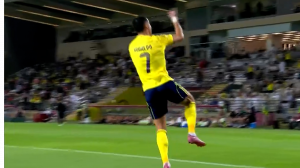 گل اول النصر به الوحده توسط رونالدو