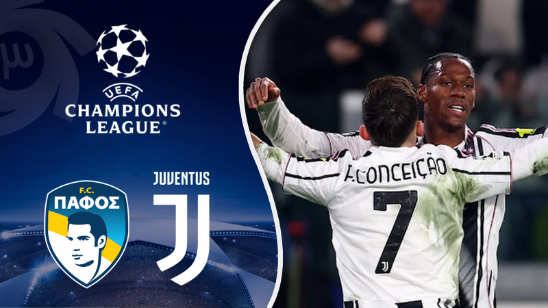 خلاصه بازی یوونتوس 2 - پافوس 0 