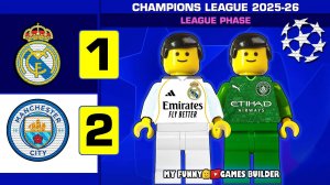 شبیه سازی شکست خانگی رئال مقابل سیتی با لگو