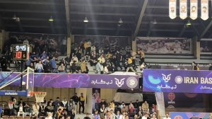 درگیری میان هواداران تیم بسکتبال طبیعت و استقلال 