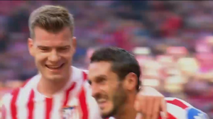 گل اول اتلتیکومادرید به والنسیا توسط کوکه