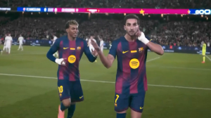  گل مردود بارسلونا به اوساسونا توسط تورس 