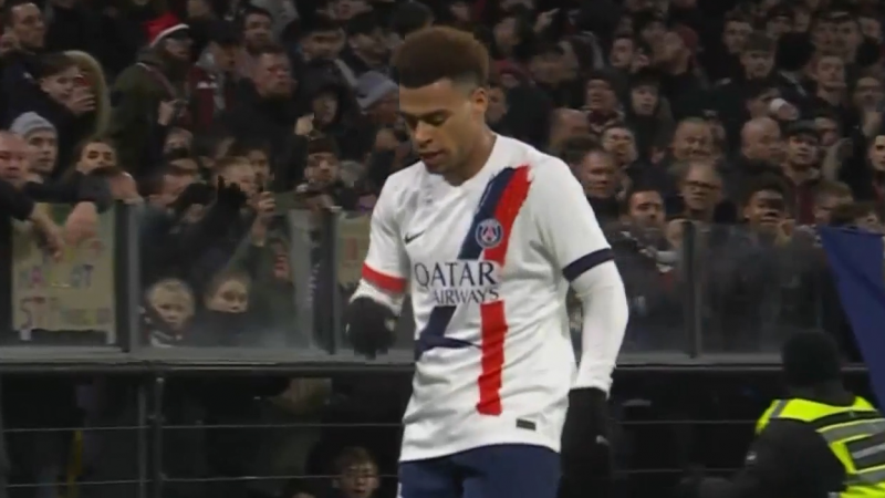 گل سوم پاری سن ژرمن به متز توسط دزیره دوئه