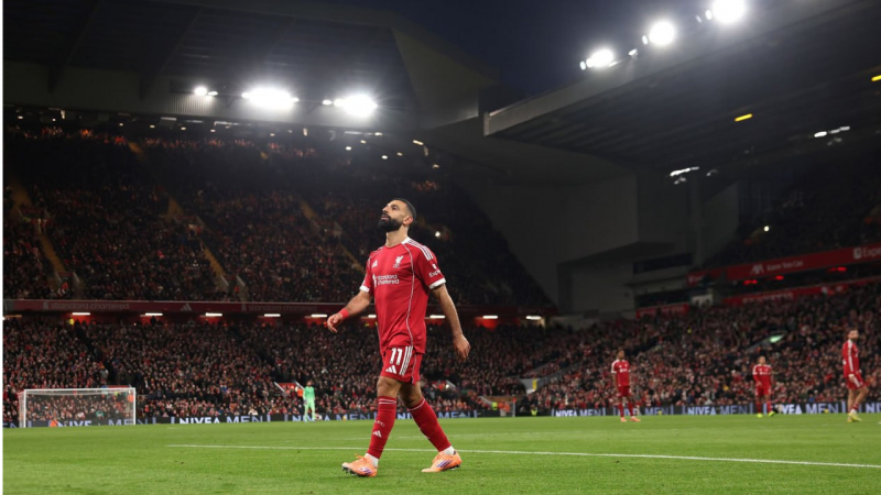 واکنش صلاح به تشویق هواداران پس از بازی با برایتون