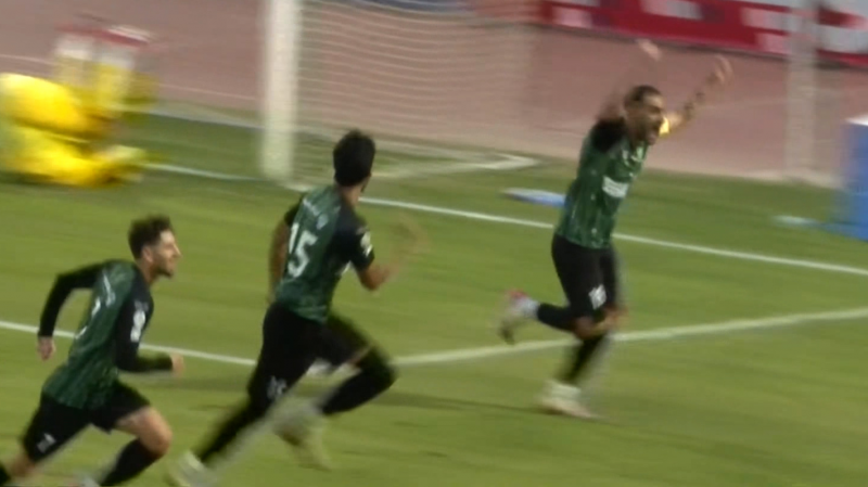 گل اول خیبر به استقلال (قنبری)