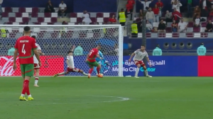 گل سوم مراکش به امارات (عبدالرزاق حمدالله)