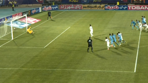 گل اول استقلال خوزستان به چادرملو (بوحمدان)