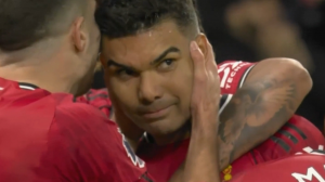 گل دوم منچستریونایتد به بورنموث (کاسمیرو)