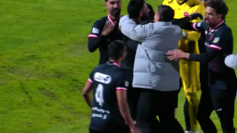 گل اول پرسپولیس به تراکتور (کنعانی زادگان)