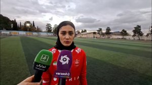 زینب عباسپور: خداروشکر در هوای سرد شیراز ۳ امتیاز را گرفتیم